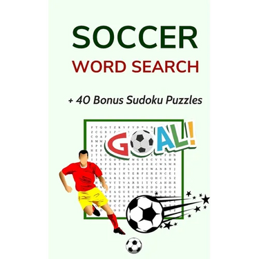 Soccer Word Search: Puzzle Book for Adults and Teens 5x8 Inches Pocket Size