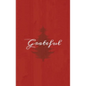 Grateful: A Red Hardcover Decorative Book for Decoration with Spine Text to Stack on Bookshelves, Decorate Coffee Tables, Christmas Decor, Holiday Dec