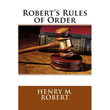 Robert's Rules of Order
