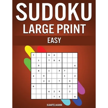 Sudoku Large Print Easy: 250 Large Print Easy to Solve Sudokus with Solutions
