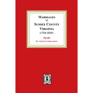 Sussex County Marriages, 1754-1810