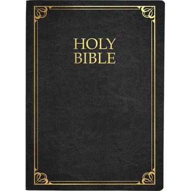 KJV Family Legacy Holy Bible, Large Print, Black Genuine Leather, Thumb Index: (Red Letter, Premium Cowhide, 1611 Version)