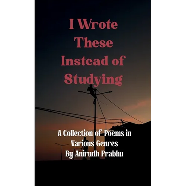 I Wrote These Instead of Studying