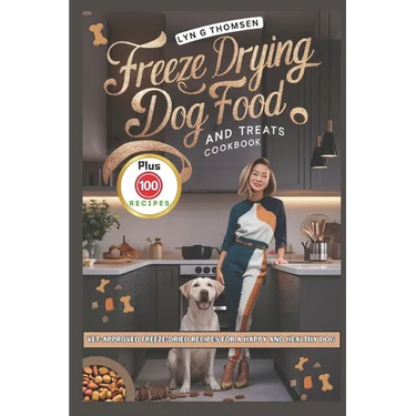 Freeze Drying Dog Food and Treats Cookbook: Vet-Approved Freeze-Dried Recipes for a Happy and Healthy Dog