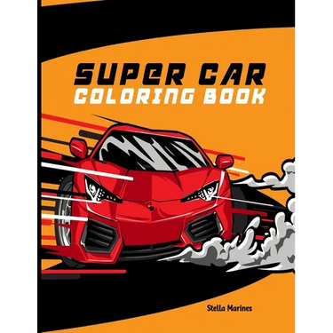 Super Car Coloring Book: A collection of sports and supercar for color