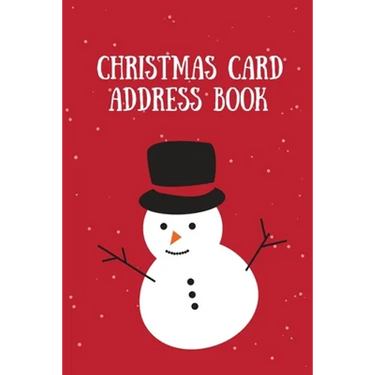 Christmas Card Address Book: Holiday Cards Sent And Received, Keep Track & Record Addresses, Gift List Tracker, Organizer