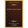 Goethe's Literary Essays