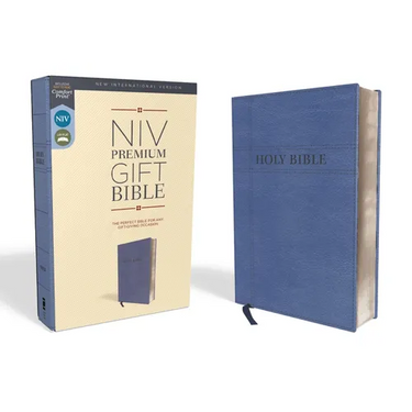 Niv, Premium Gift Bible, Leathersoft, Navy, Red Letter Edition, Comfort Print