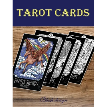 Tarot Cards: Adult Coloring Book