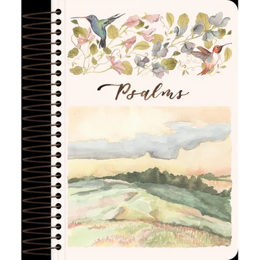 ESV Scripture Journal, Spiral-Bound Edition: Psalms (Artwork by Ruth Chou Simons) (Paperback)