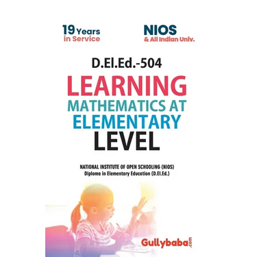 D.El.Ed.-504 Learning Mathematics at Elementary Level