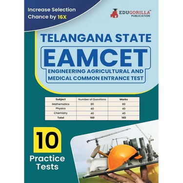 TS EAMCET Engineering Exam Book 2023 (English Edition) Telangana State Engineering, Agricultural and Medical Common Entrance Test 10 Practice Tests (1