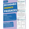 Decodable Phonics Passages Grade 1: Improve Reading and Comprehension Skills for Kids, Decodable Texts and Dyslexia Activities With Phonics and Sounds