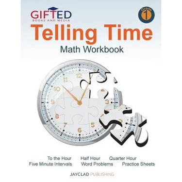 Telling Time: Math Workbook: Grade 1