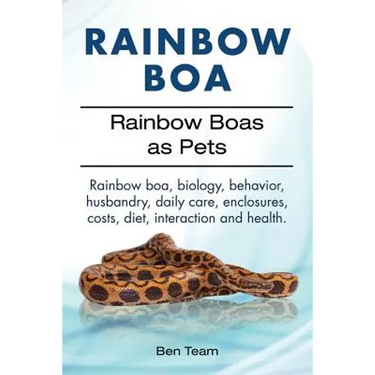 Rainbow Boa. Rainbow Boas as Pets. Rainbow boa, biology, behavior, husbandry, daily care, enclosures, costs, diet, interaction and health.