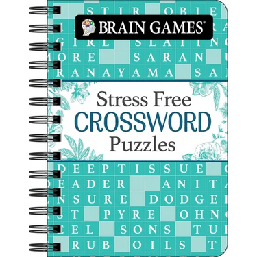 Brain Games - To Go - Stress Free: Crossword Puzzles (Teal): Volume 2