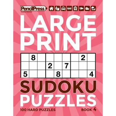 Large Print Sudoku Puzzles Book 4