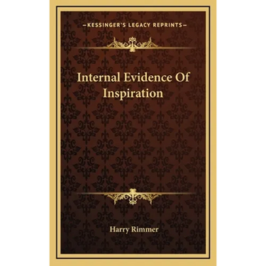 Internal Evidence Of Inspiration