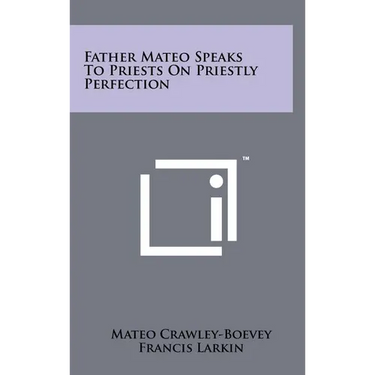 Father Mateo Speaks To Priests On Priestly Perfection