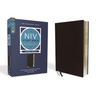 NIV Study Bible, Fully Revised Edition, Large Print, Bonded Leather, Black, Red Letter, Comfort Print