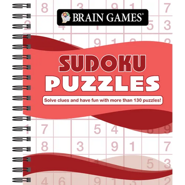 Brain Games - Sudoku Puzzles (Waves): Solve Clues and Have Fun with More Than 130 Puzzles!