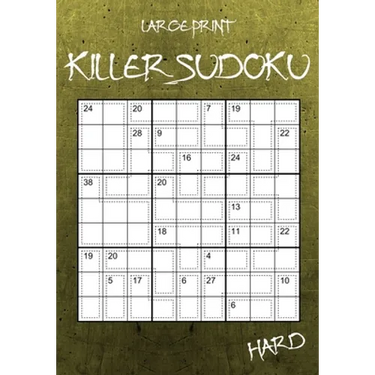 Large Print Hard Killer Sudoku: 100 Challenging Sumdoku Puzzles for Experts