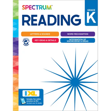 Spectrum Reading Workbook, Grade K