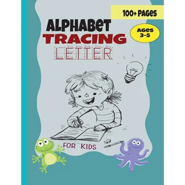 Alphabet Tracing Letter: Animal Alphabet Tracing Letter For Preschool Kids - ABC writing paper with lines - Notebook with Dotted Lined Sheets f