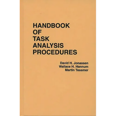 Handbook of Task Analysis Procedures