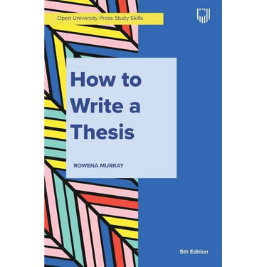 How to Write a Thesis
