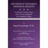 Archbishop Cranmer's Immortal Bequest