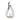 Hanging Bottle Vase in Teardrop Frame (Set of 2)