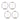 Modern Hanging Bottle Vase in Circle Stand (Set of 4)