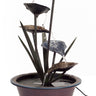 Bronze Metal Lotus Leaf Fountain 22"H