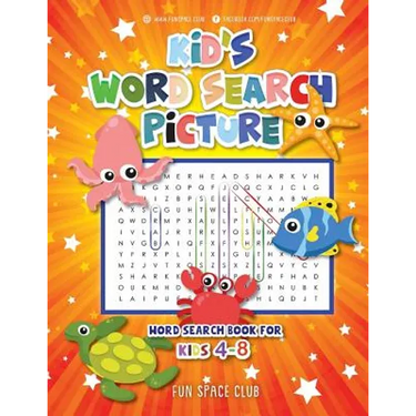 Kid's Word Search Picture: Word Search Book for Kids 4-8