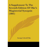 A Supplement To The Seventh Edition Of Oke's Magisterial Synopsis (1861)