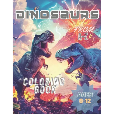 Dinosaurs From A-Z: Dinosaur Coloring Book From A-Z
