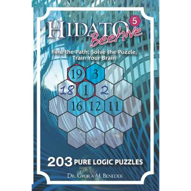 Hidato Beehive 5: 203 New Logic Puzzles