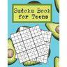 Sudoku Book For Teens: Easy to Medium Sudoku Puzzles Including 330 Sudoku Puzzles with Solutions, Avocado Vibes, Great Gift for Teens or Twee