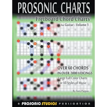 Fretboard Chord Charts for Guitar - Volume 1