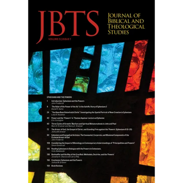 Journal of Biblical and Theological Studies, Issue 5.1
