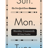 New York Times Games Monday Crosswords: 50 Easy Puzzles