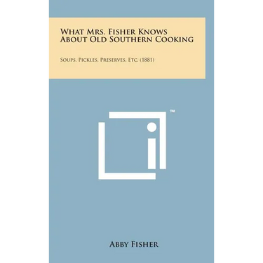 What Mrs. Fisher Knows about Old Southern Cooking: Soups, Pickles, Preserves, Etc. (1881)