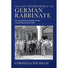The Last Generation of the German Rabbinate: German Refugee Rabbis in the United States, 1933-2010