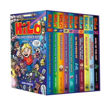 Hilo: The Epic Boxed Set (Books 1-10): (A Graphic Novel Boxed Set)