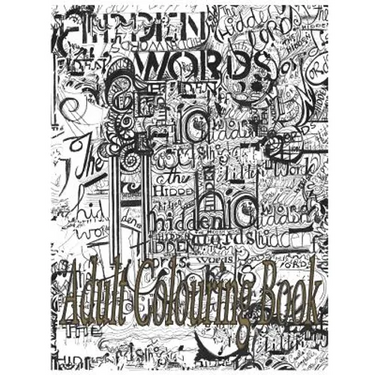 Hidden Words: Adult Colouring Book