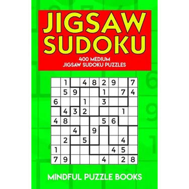 Jigsaw Sudoku: 400 Medium Jigsaw Sudoku Puzzles