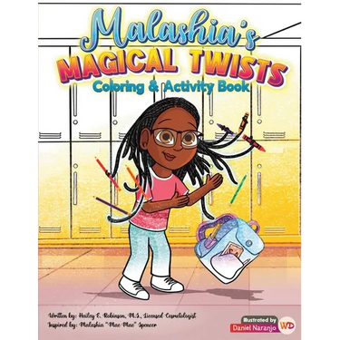 Malashia's Magical Twists: Coloring & Activity Book