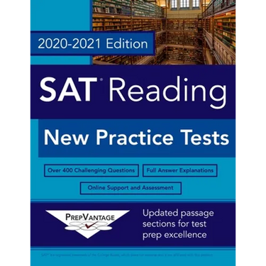 SAT Reading: New Practice Tests, 2020-2021 Edition