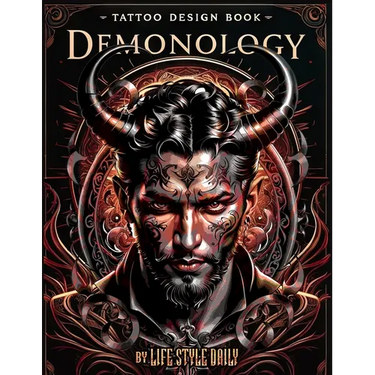 Tattoo Design Book - Demonology: A Comprehensive Exploration of Crafting Demonic Tattoos Inspired by Ancient Lore
